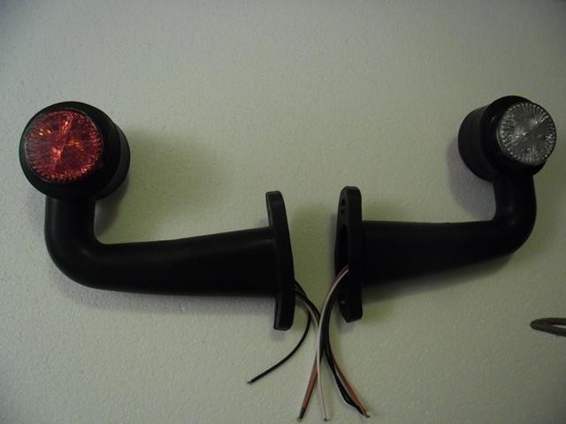 Gabarit krivi - rog LED